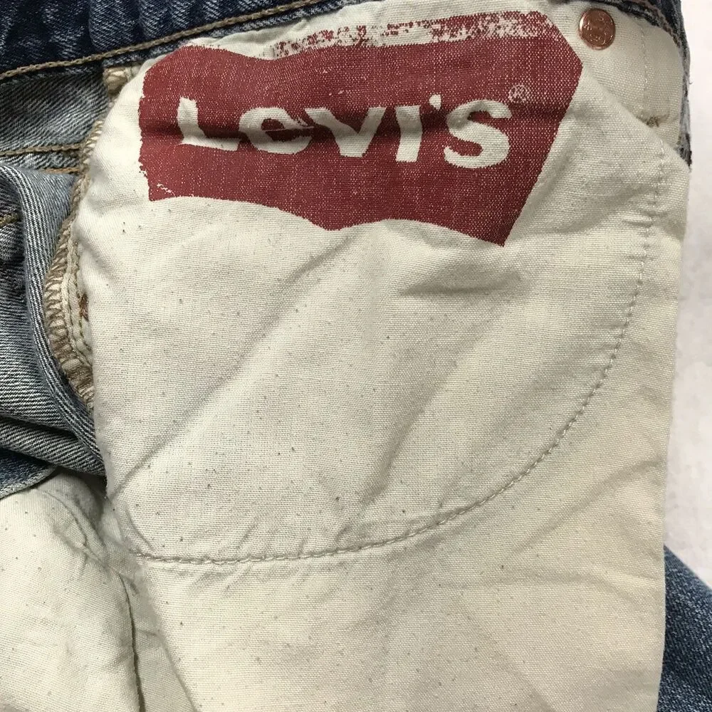 LEVIS 527 Boot Cut Jean Men 36x32 Faded Whisker Wash Skater Cowboy Western